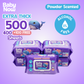 Baby Now Baby Wipes Powder Scent 100 Sheets Alcohol Free, Extra Thick and Soft
